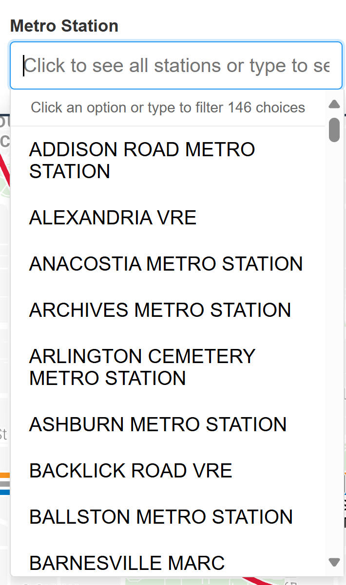 Station Search Example